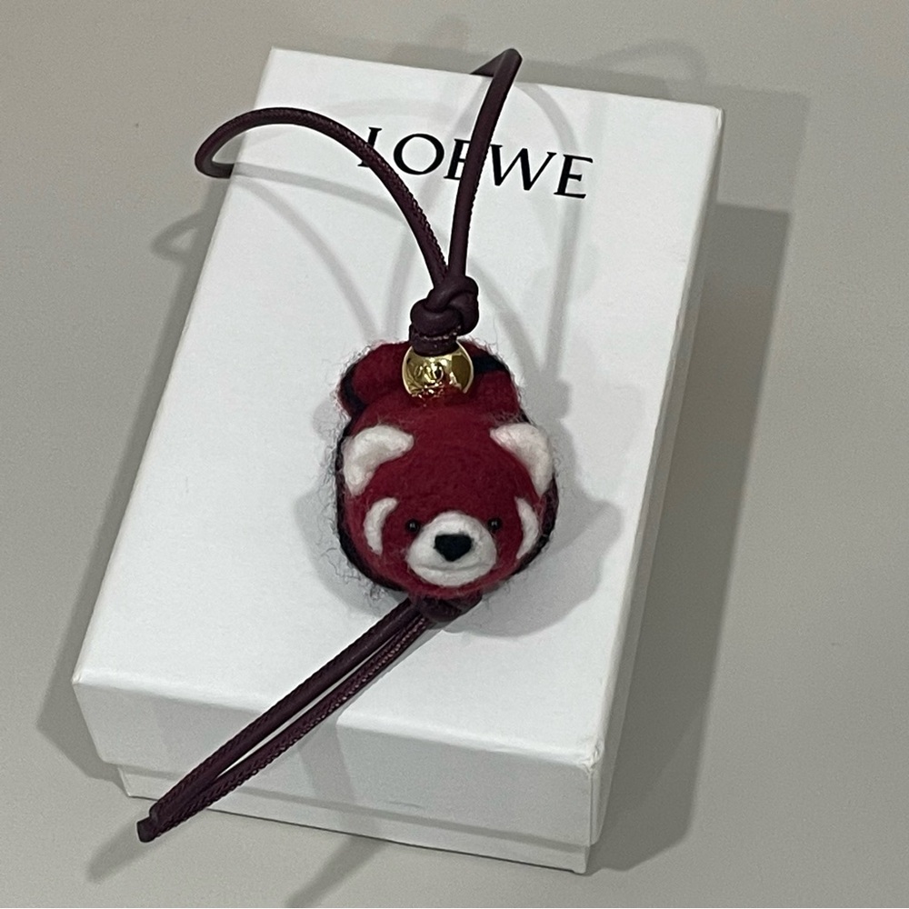 Loewe Red Keychain